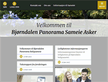 Tablet Screenshot of bjorndalen-pan.herborvi.no