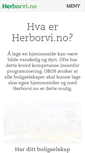 Mobile Screenshot of herborvi.no