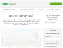 Tablet Screenshot of herborvi.no